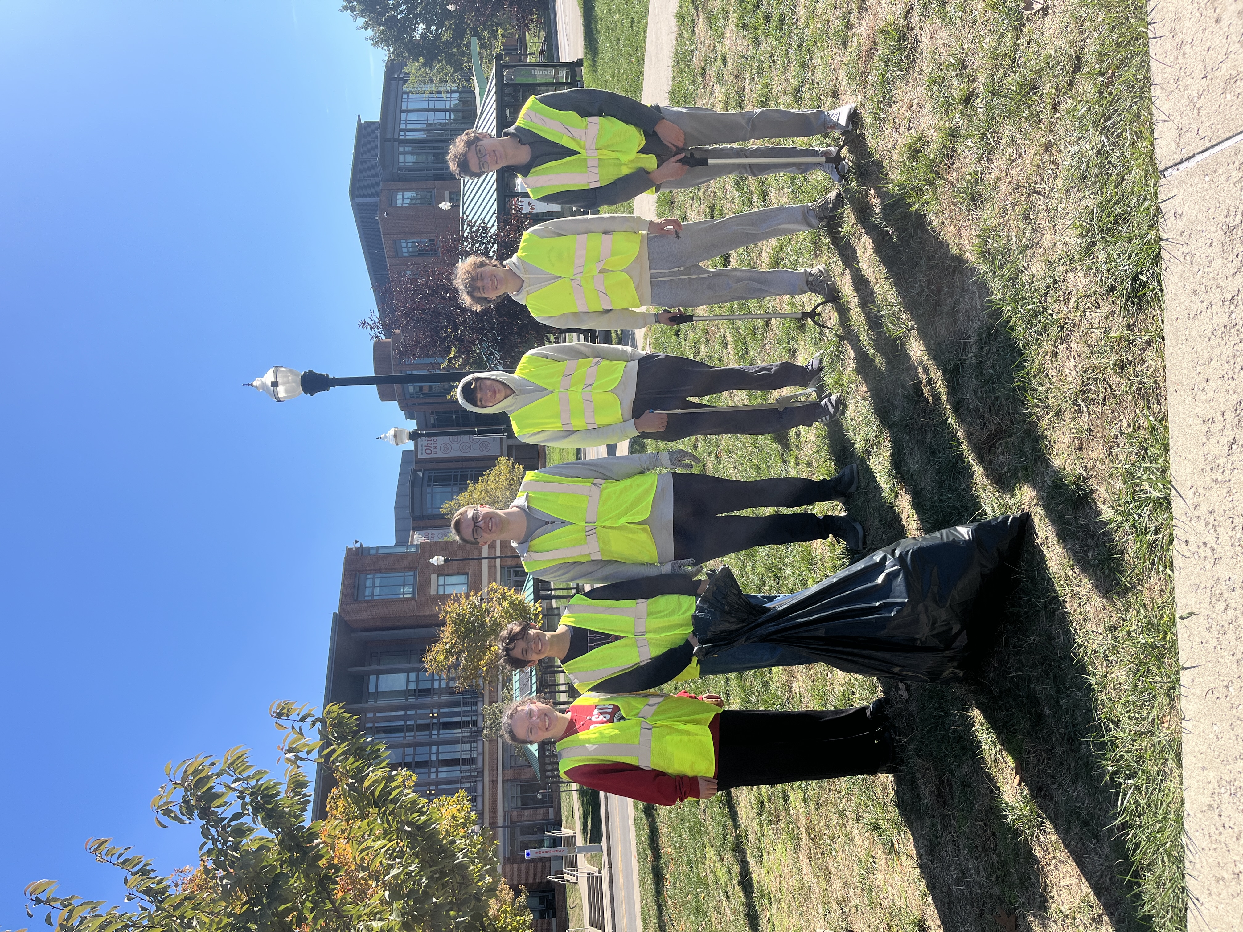 Campus volunteering event